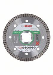 Diamentowa tarcza tnąca Best for Ceramic Extraclean Turbo z systemem X-LOCK, 115x22,23x1,4x7 Bosch 2608615131