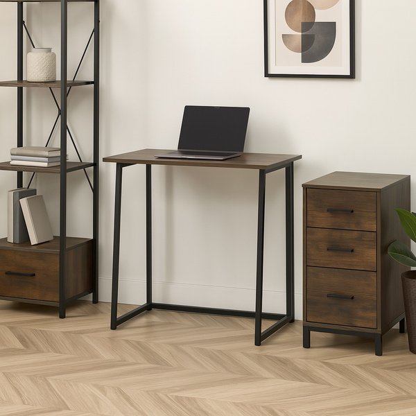 Biurko składane Belivio HUGO Rustical Oak