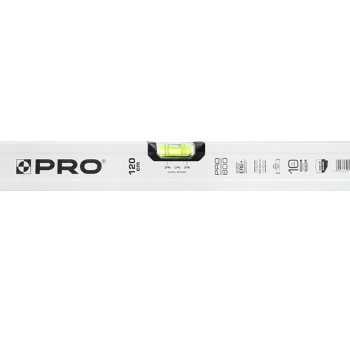 Poziomica PRO600 120 cm z libellą 2% PRO-AB120