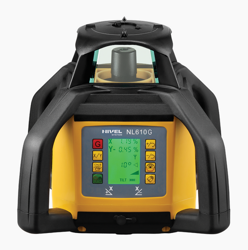 Niwelator laserowy, rotacyjny z zieloną wiązką NIVEL NL610G Digital