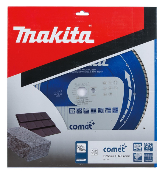 Tarcza tnąca do betonu, diamentowa Makita Comet, 350 x 25,40 B-13057