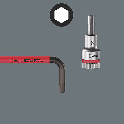 Zestaw kluczy imbusowych calowych Wera 950/9 Hex-Plus Multicolour Imperial 3 BlackLaser 05022641001