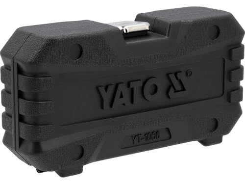 Zestaw 8 szt. nasadowych kluczy udarowych YATO YT-1066 1/2" rozm. H6, H7, H8, H10, H12, H14, H17, H19