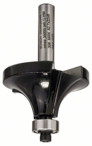 Frez do zaokrągleń, 8 mm, R1 15 mm, L 22 mm, G 66 mm Bosch 2608628345