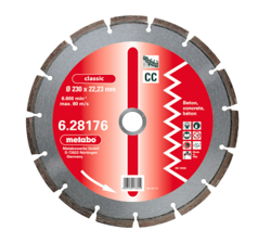 Diamentowa tarcza tnąca 125 mm Metabo 628173000