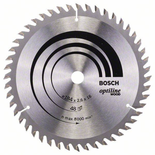 Tarcza pilarska Optiline Wood 184x16 Bosch 2608641181
