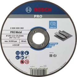 Tarcza tnąca prosta Expert for Metal 150x22,23 Bosch 2608600382