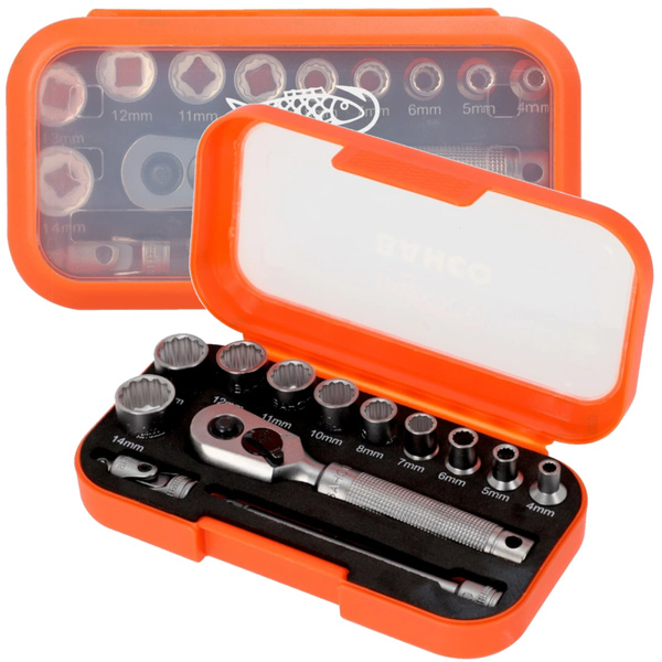 Zestaw kluczy nasadowych 1/4" Bahco S13MC10.5