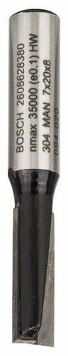 Frez prosty, 8 mm, D1 7 mm, L 19,6 mm, G 51 mm Bosch 2608628380