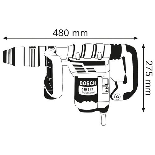 Młot udarowy Bosch GSH 5 CE