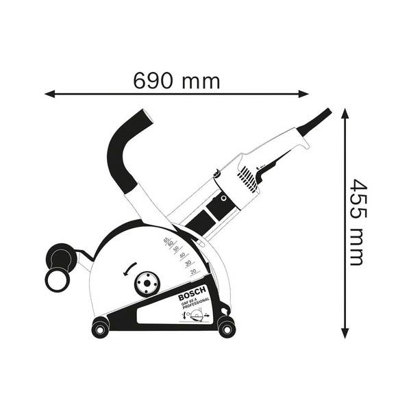 Bruzdownica Bosch GNF 65 A