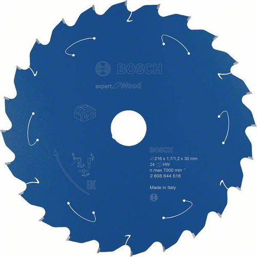 Tarcza Expert for Wood do bezprzewodowych pił kątowych 216x30 Bosch 2608644518
