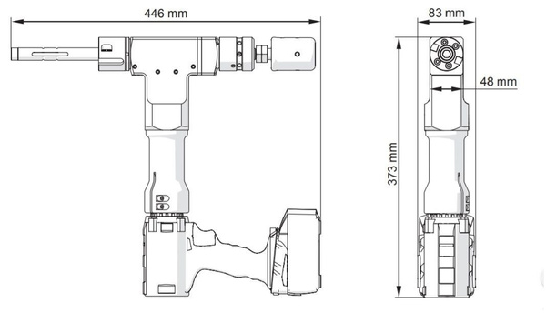 Ukosowarka (krawędziarka) do rur PRO-2 PB Promotech silnik elektryczny 