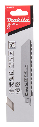 Brzeszczot do piły szablastej 152x1,25mm Makita B-55572