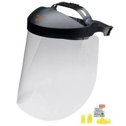 Osłona twarzy Stihl - wykonana z poliwęglanu + zatyczki do uszu