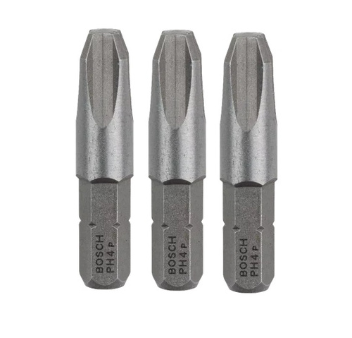 Zestaw 3 szt. bitów PH4 Bosch Extra Hart 2607001518