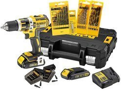 Akumulatorowa wiertarko-wkrętarka DCK796D2T DeWalt + 2 x akumulator + ładowarka + walizka