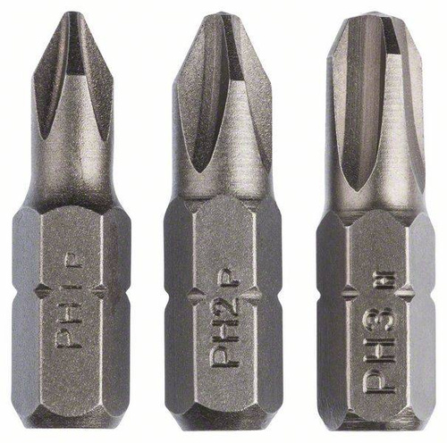 Zestaw 3 szt. bitów PH1, PH2, PH3 Bosch 2609255964
