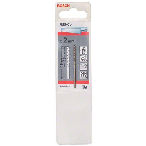 Wiertło do metalu Bosch 2608585840 HSS-Co 2x29x49mm