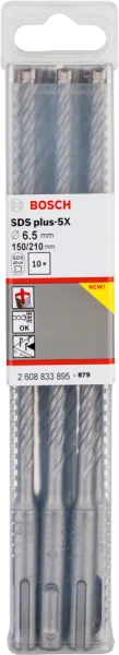 Zestaw wierteł SDS plus-5X 6,5x150x210 Bosch 2608833895 10 szt.