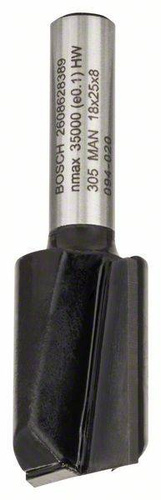 Frez prosty, 8 mm, D1 18 mm, L 24,6 mm, G 56 mm Bosch 2608628389