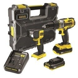 Zestaw Stanley Fatmax FMCK626C2 Wiertarko-wkrętarka z udarem FMC625 + Latarka FMC700B