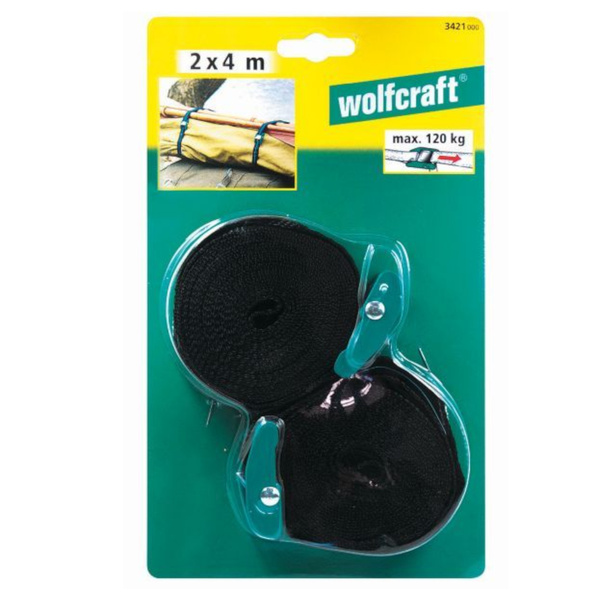 Pas mocujący z mechanizmem zapadkowym 4m Wolfcraft WF3442000