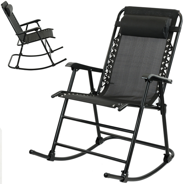 Fotel bujany Belivio RAY Black