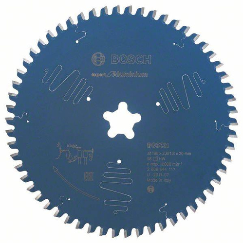 Tarcza pilarska Expert for Aluminium 190xGwiazda Bosch 2608644117