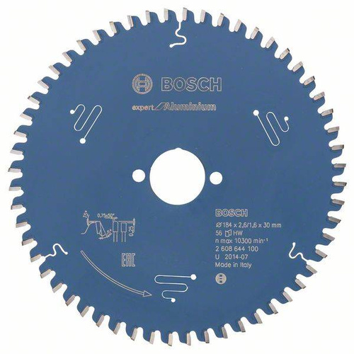 Tarcza pilarska Expert for Aluminium 184x30 Bosch 2608644100