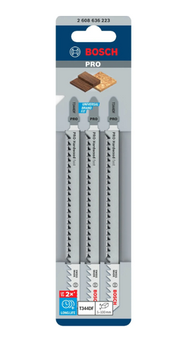 Brzeszczot do wyrzynarek T 344 DF Bosch 2608636223 3 szt.