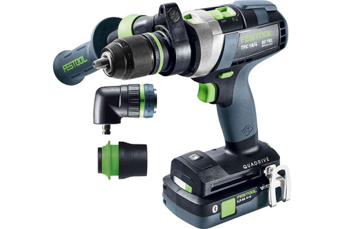 Wiertarko-wkrętarka udarowa akumulatorowa TPC 18/4 5,2/4,0 I-Set QUADRIVE 577247 Festool