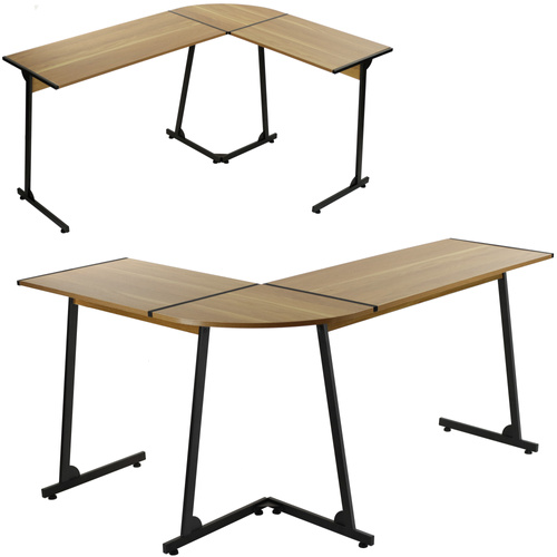 Biurko narożne Belivio ARDEN Honey Oak