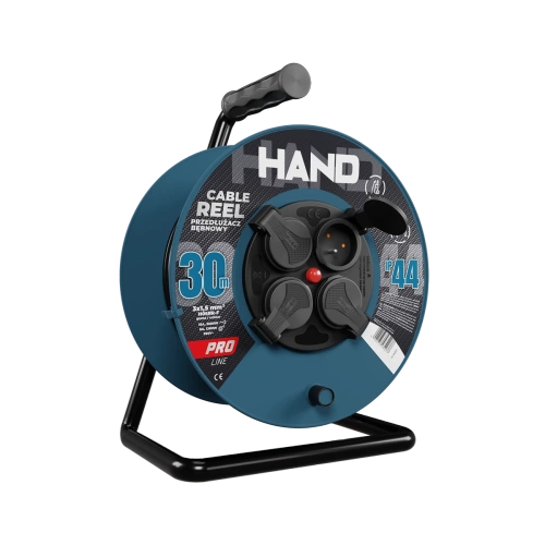 Przedłużacz bębnowy Hand Line KEL W-96302, 30M/3x1,5