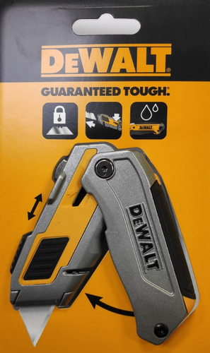 Nóż uniwersalny z ostrzem chowanym i zamkiem ryglowym DWHT0-10296 DeWALT
