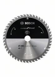 Ostrze do piły tarczowej bezprzewodowej Standard for Wood 165 x 1,5 / 1 x 20 T48 Bosch 2608837687