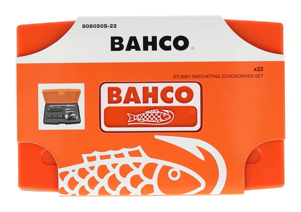 Wkrętak grzechotkowy Bahco 808050S-22 22 elementy