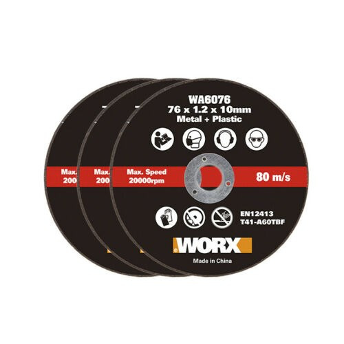 Tarcza do cięcia metalu WORX WA6076.3 3 szt.