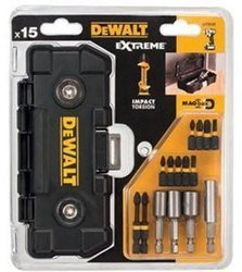 Zestaw bitów udarowych i nasadek 15 szt. DT7919T DeWalt