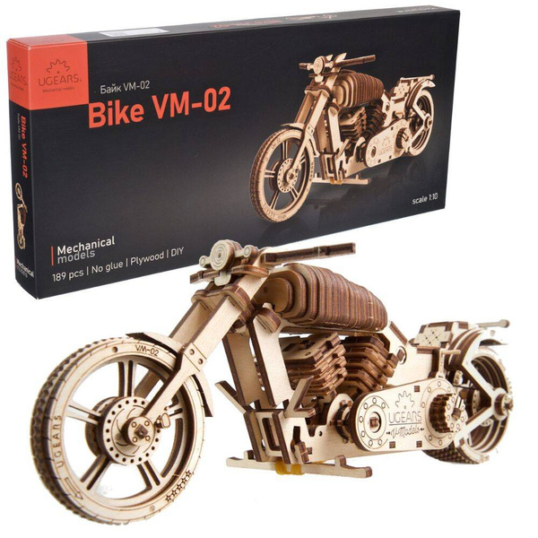 Motocykl VM-02 UGEARS 70051