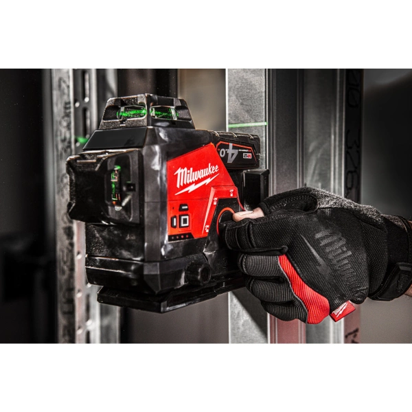 Zielony laser krzyżowy Milwaukee M12 3PLKIT-401P
