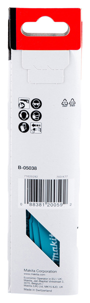 Zestaw 5 szt. brzeszczotów do metalu do piły szablastej 152x0,9mm Makita B-05038