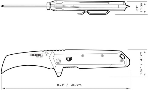 Nóż składany ToughBuilt TB-H4-30-HB HawkBill