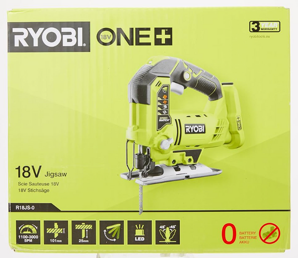 Wyrzynarka akumulatorowa Ryobi R18JS-0 ( bez akumulatorów i ładowarki)