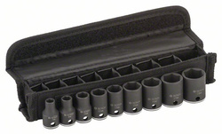 9-elem. zestaw nasadek, 7–19 mm Bosch 2608551098