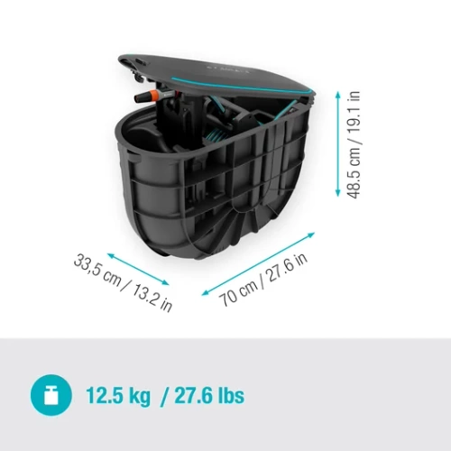 Podziemny bęben na wąż GARDENA RollUp M z wężem 20 m 18650-20