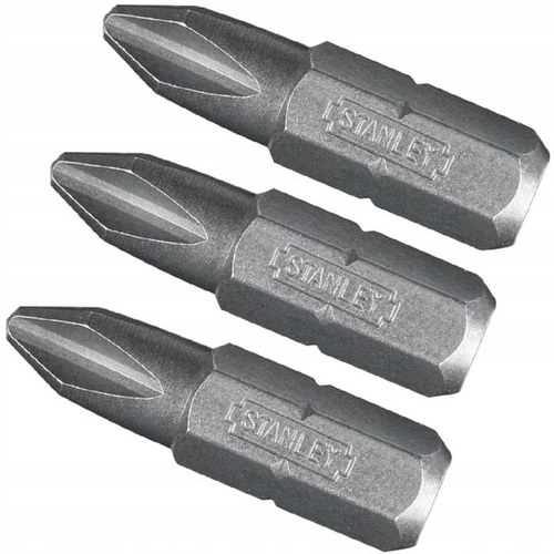 Końcówka PH2 Stanley 1/4" (3 szt.)