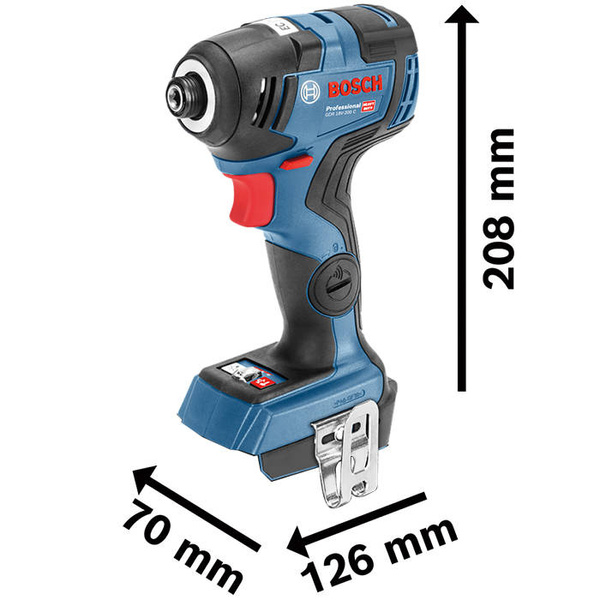 Zakrętarka udarowa Bosch GDR 18V-200 C