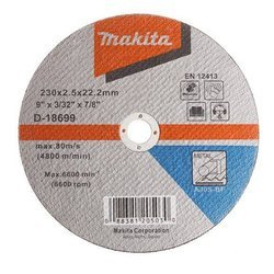 Tarcza tnąca do metalu 230 mm A30S płaska D-18699 Makita
