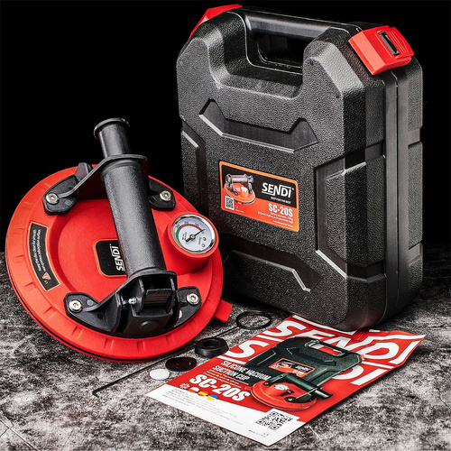 Przyssawka do płytek z manometrem SENDI SC-20S